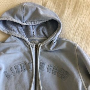 life is good hoodie 💙